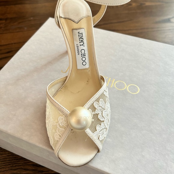 Jimmy Choo Sacora 85 Bridal Collection size 6.5 - Picture 6 of 13